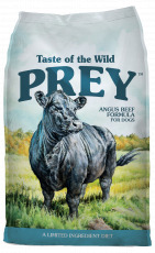 Taste of the Wild PREY Angus Beef Formula Dogs - Fórmula con carne de Angus 8lb