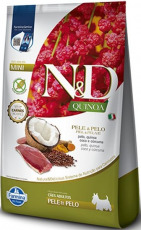 N&D Natural And Delicious Quinoa Canine Adult Mini Pelo Pato 2.5kg