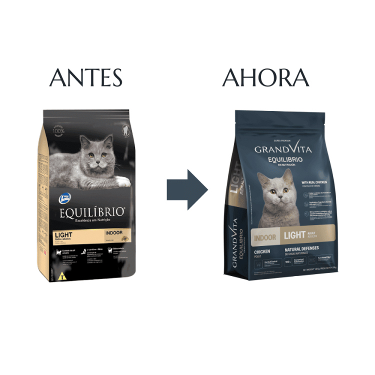 GrandVita Equilibrio Gato Adulto Light  1.5Kg