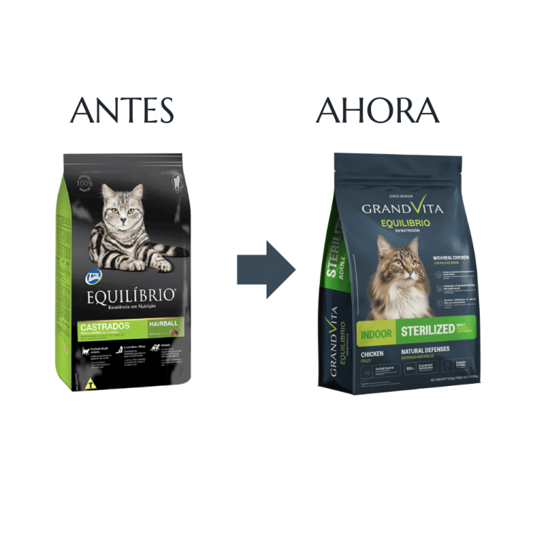 GrandVita Equilibrio Gato Adulto Castrado 1.5Kg