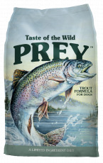 Taste of the Wild PREY PREY Trout Formula - Fórmula con carne de Trucha 25lb