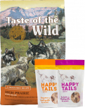 Taste of the Wild  High Praire puppy Bisonte y Ciervo + 2 Galletas Happy Tails 12.7kg