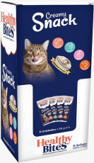 Snack Cremoso para Gato Healthy Bites - Surtido 6 Unidades