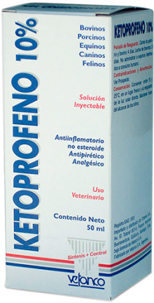 Ketoprofeno 10% -  20ml Medicamento para perros