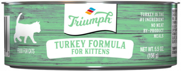 Triumph Turkey Formula Kitten For Cats 5.5 oz