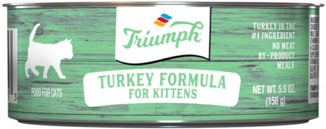 Triumph Turkey Formula Kitten For Cats 5.5 oz Triumph Turkey Formula Kitten For Cats 5.5 oz