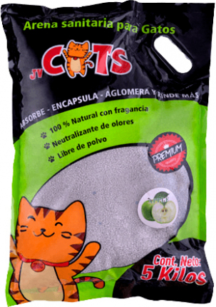 Arena JvCats Olor a Manzana 5 kg