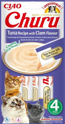 Churu Tuna Recipe With Clam Flavor - Atún y Almeja 56g  Churu Tuna Recipe With Clam Flavor - Atún y Almeja 56g