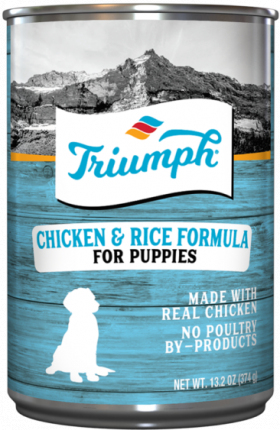 Triumph Chicken & Rice Formula For Puppies 13.2 oz Triumph Chicken &Rice Formula For Puppies 13.2 oz