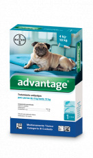 Advantage Antipulgas para perros 4 a 10 kg