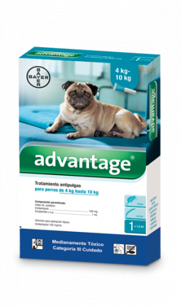 Advantage Antipulgas para perros 4 a 10 kg Advantage Antipulgas para perros 4 a 10 kg