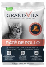 Alimento Húmedo para Gato Grand Vita Paté Pollo - 100 g