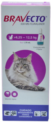 Bravecto Gato Grande 6.25 - 12.5kg Bravecto Gato Grande 6.25 - 12.5kg
