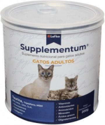 Lefko Supplementum Gatos Adultos - 200g Para Gato