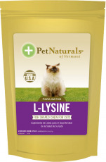 Suplemento para gatos Pet Naturals L-Lysine - 60 Tabletas
