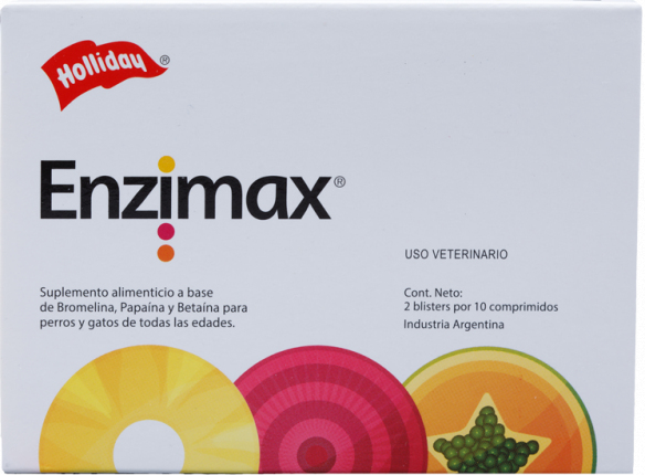 Suplemento Enzimax - 20 Comprimidos Perros y Gatos 20 Comprimidos