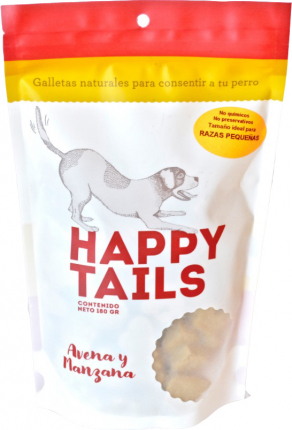 Happy Tails Avena & Manzana Razas Pequeñas Happy Tails Avena & Manzana Razas Pequeñas