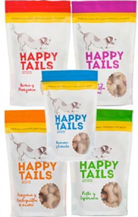 Galletas Happy Tails  Combo 5 Unidades Happy tails combo 5 unidades