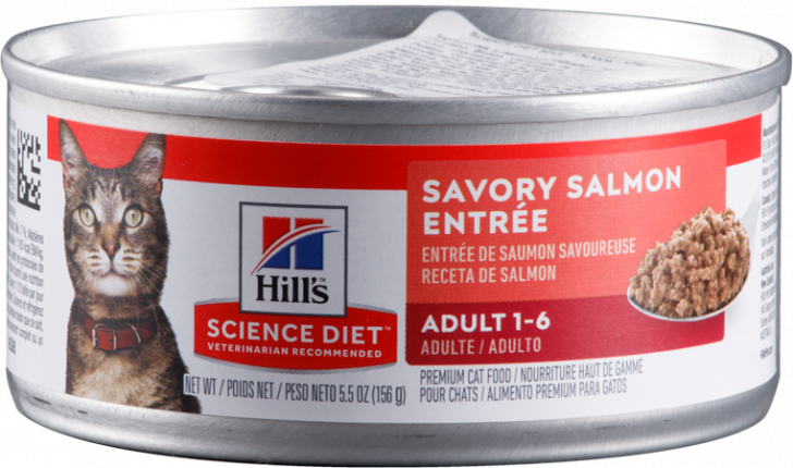 Hill's Science Diet Alimento húmedo Salmon para gato - 155g Alimento húmedo de salmón para gatos - 155g
