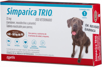 Simparica Trio Perros - 40 Kg a 60 kg
