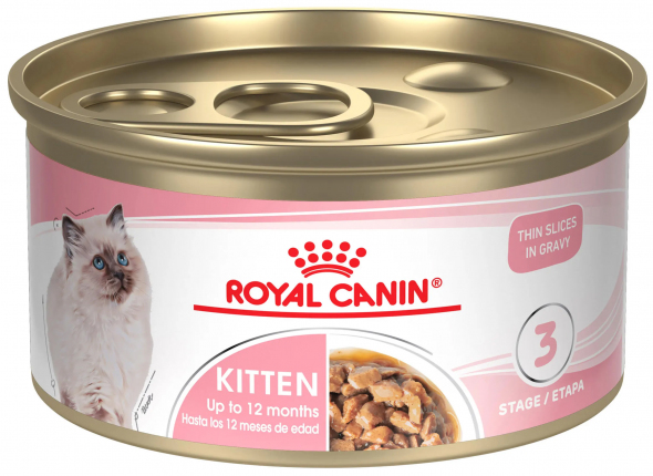 Alimento Húmedo en Lata para Gatos Royal Canin Kitten Rodajas Finas en Salsa Royal Canin Kitten Rodajas Finas en Salsa
