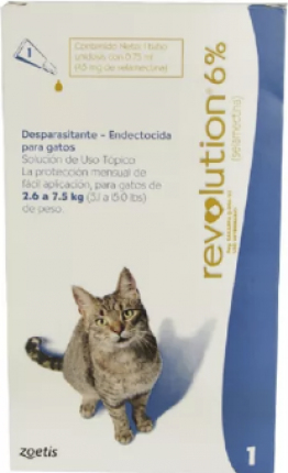 Antipulgas y Desparasitante para Gatos Revolution Antipulgas y Desparasitante para Gatos Revolution
