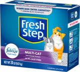 Arena Para Gatos Fresh Step Multi Cat Con Febreze