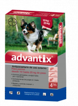 Antipulgas Advantix Pipeta 2.5ml - Perros de 10kg a 25kg
