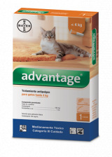 Advantage Antipulgas para gatos hasta 4kg