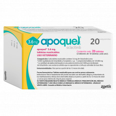 Apoquel para Perros 3,6 mg – 20 Tabletas Masticables