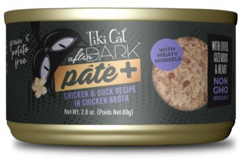 Tiki Cat After Dark Pâté Plus Chicken & Duck Recipe - Lata 80 gr