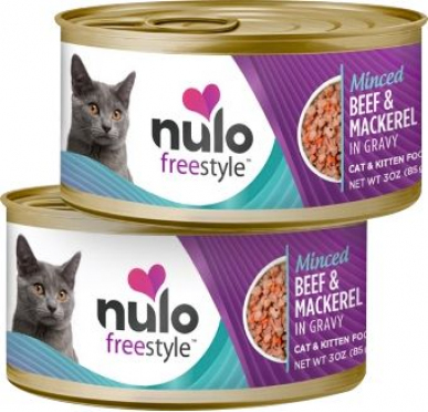 Nulo Cat Grain Free Beef & Mackerel - Lata 3oz  Para Gato