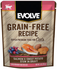 Alimento Húmedo Evolve Sin Granos Salmón y Batata