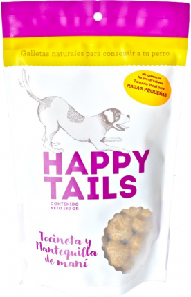 Happy Tails Tocineta & Mantequilla de Maní Razas Pequeñas Happy Tails Tocineta & Mantequilla de Maní Razas Pequeñas