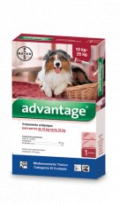 Advantage Antipulgas para perros 10  a 25 kg - 2.5 ML
