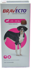 Bravecto® Rosado Masticable 1400 mg Antiparasitario para Perros de 40 a 56 kg