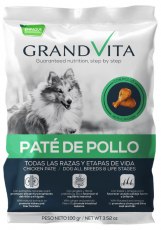 Alimento Húmedo para Perro Grand Vita Paté Pollo 