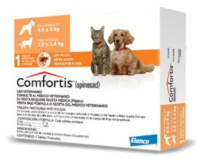 Antipulgas Comfortis Para Gatos - 270mg De 2.8kg a 5.4kg