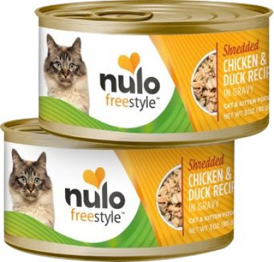 Nulo Cat Grain Free Shredded Chicken & Duck - Lata 3oz  Para Gato