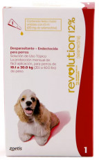 Antipulgas para Perros Revolution 12% para Perros de 10kg a 20kg - 1ml 