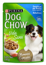 Alimento Húmedo en Sobre para Perros Dog Chow Festival de Pollo Trozos Jugosos