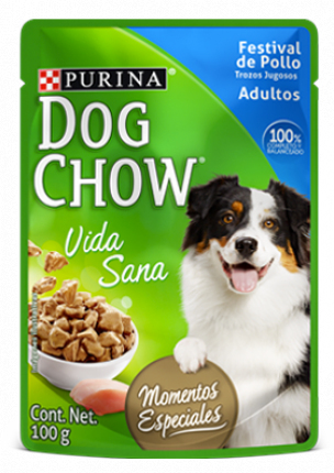 Alimento Húmedo en Sobre para Perros Dog Chow Festival de Pollo Trozos Jugosos Alimento Húmedo en Sobre para Perros Dog Chow Festival de Pollo Trozos Jugosos