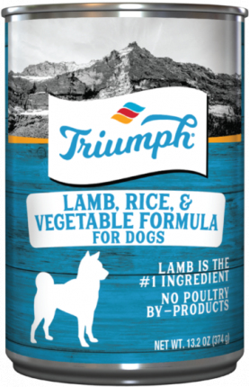 Triumph Lamb Rice &Vegetable Formula For Dogs 13.2 oz Triumph Lamb Rice &Vegetable Formula For Dogs 13.2 oz