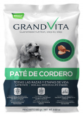 Alimento Húmedo para perro Grand Vita Paté Cordero