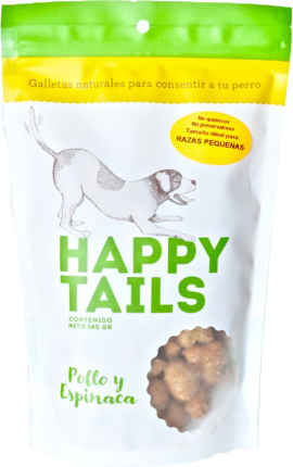 Happy Tails Pollo & Espinacas Razas Pequeñas Happy Tails Pollo & Espinacas Razas Pequeñas